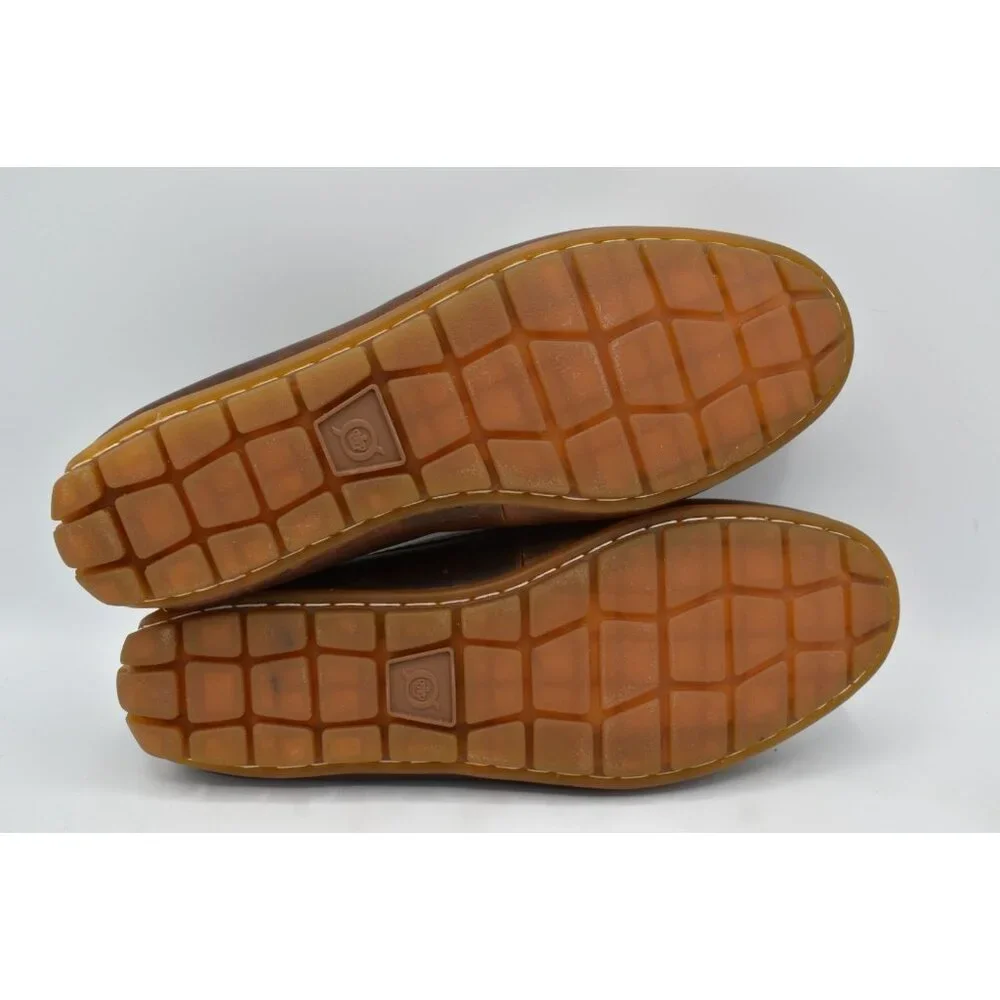 Born Mens‎ 9 Andes Dark Brown Full Grain Leather Slip On Driver Loafers Shoes